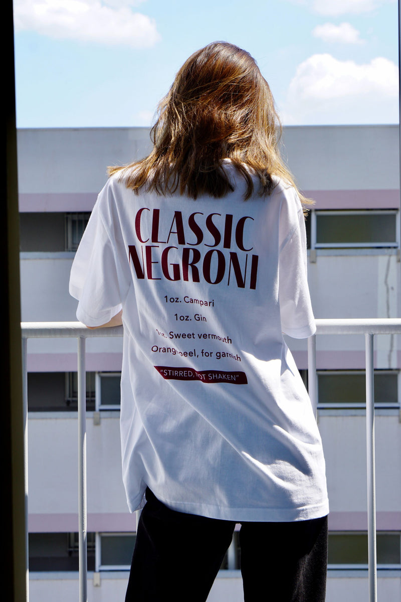 CLASSIC NEGRONI Tシャツ/ホワイト