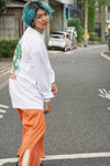 LOBBY × Asuka Watanabe　Long sleeve T shirt_White